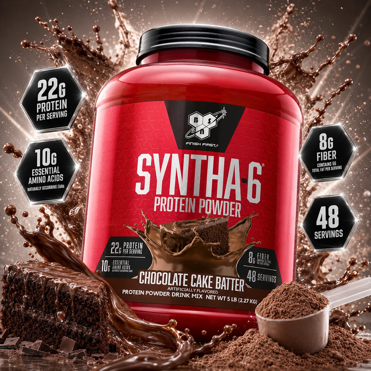 BSN SYNTHA-6 Whey Protein Powder