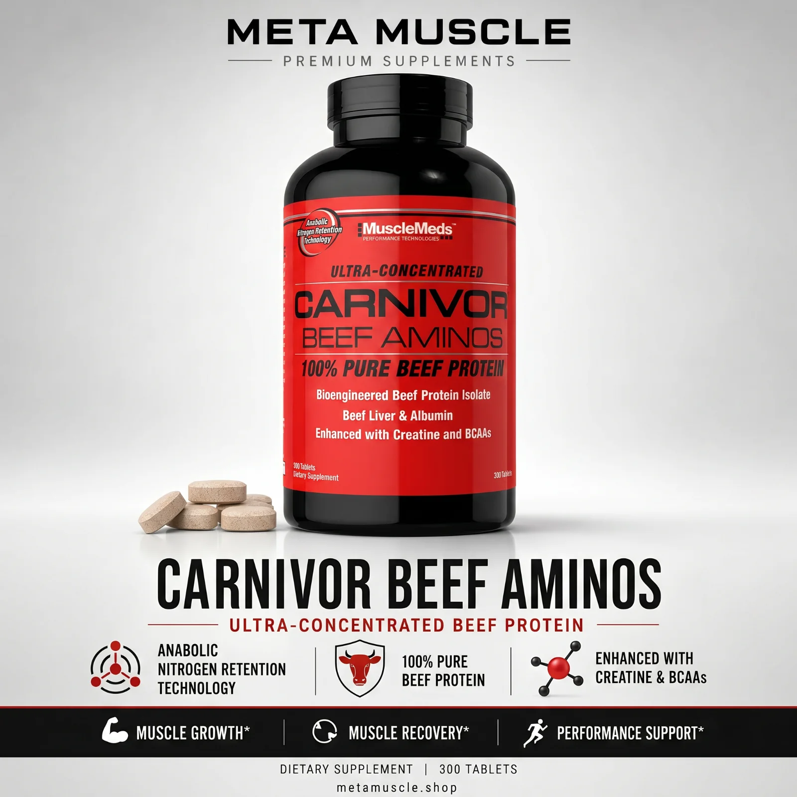 MuscleMeds Carnivor Beef Aminos