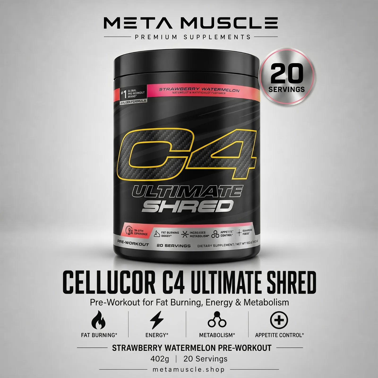 Cellucor C4 Ultimate Shred Pre Workout
