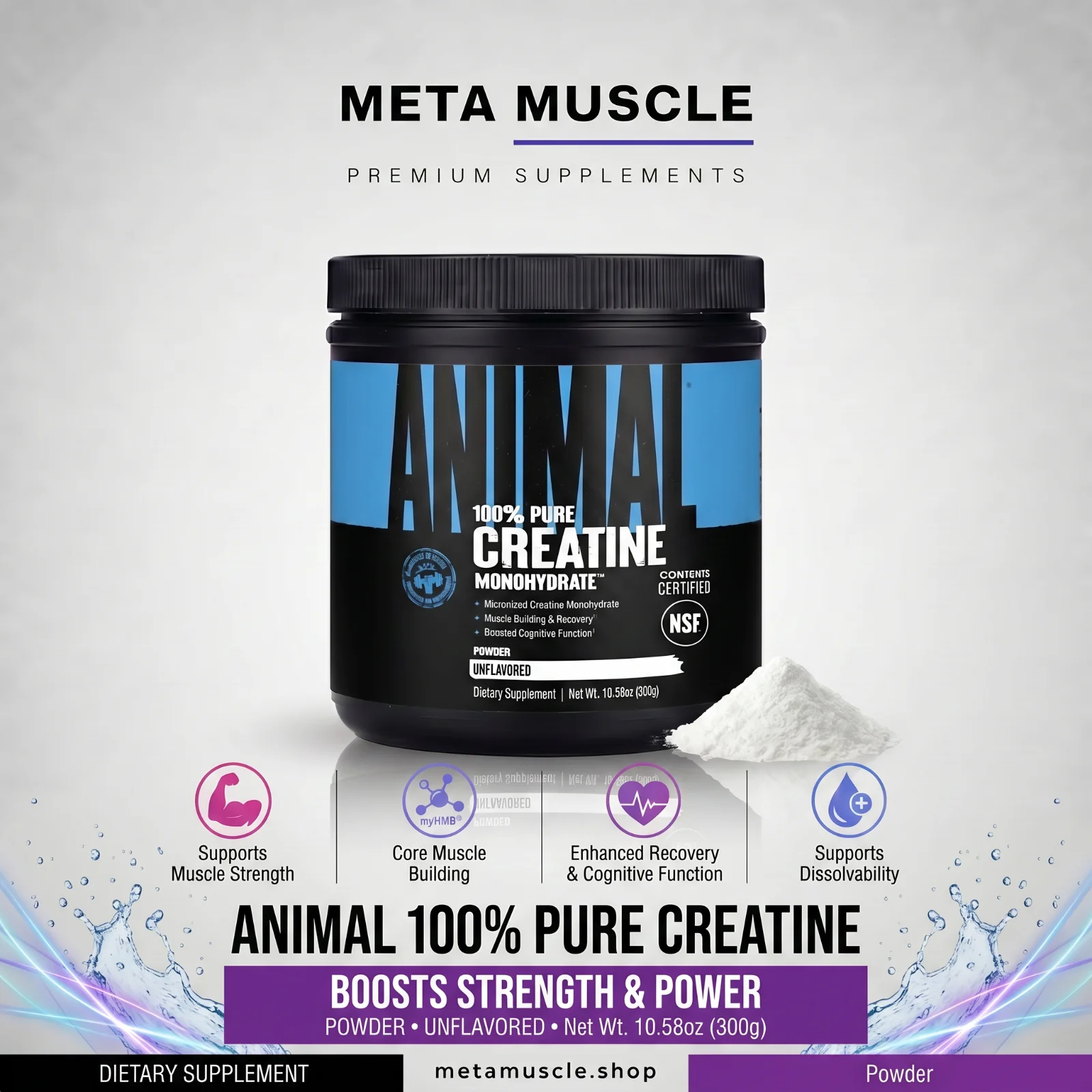 Animal Micronized Creatine - Unflavored