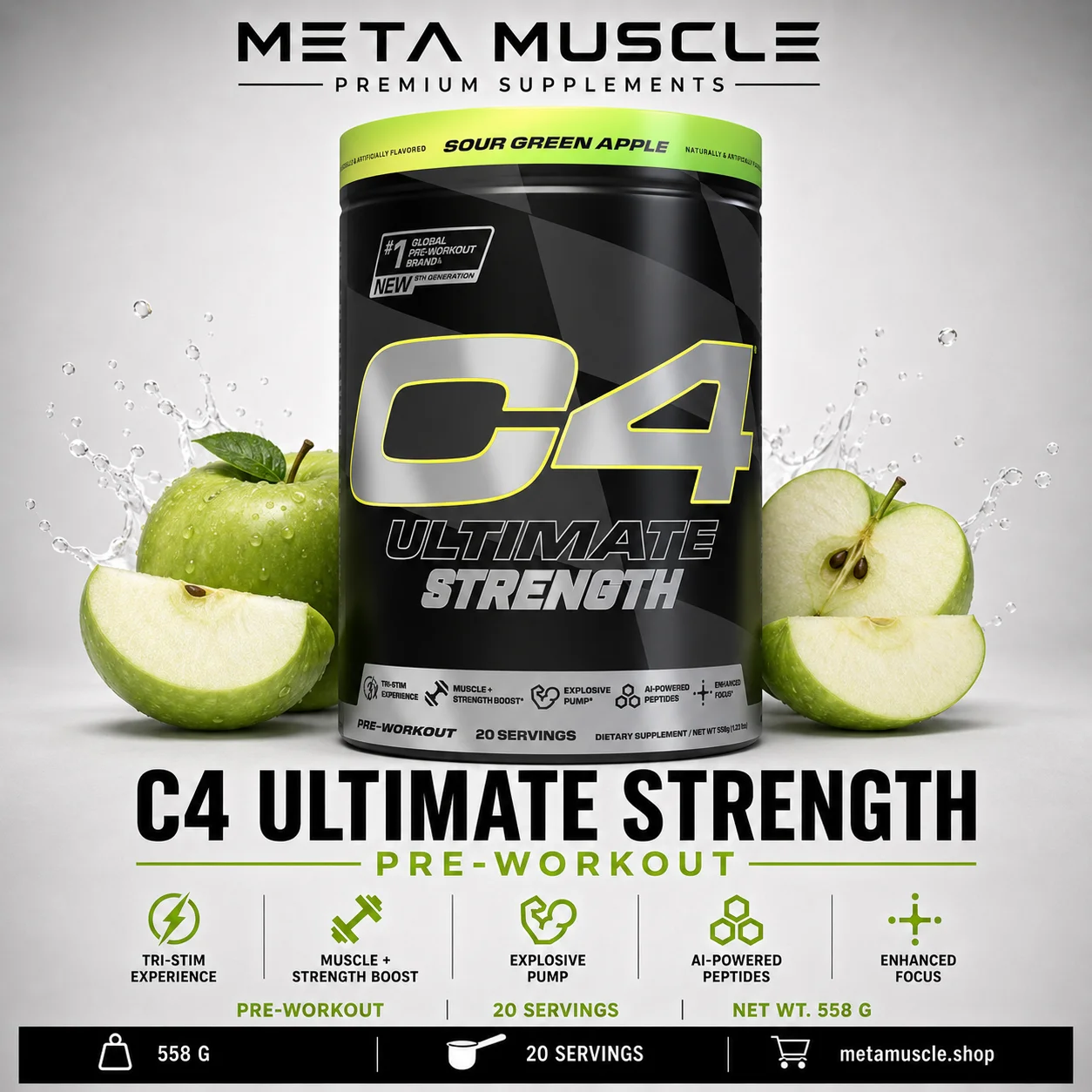 Cellucor C4 Ultimate Strength Pre Workout Powder